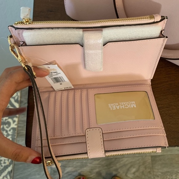 Last one New 💕MK double zipper wallet blossom - Picture 3 of 3